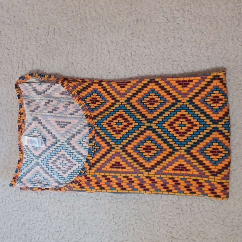 LuLaRoe Multicolor Geometric Pattern Tunic - Picture 16 of 16
